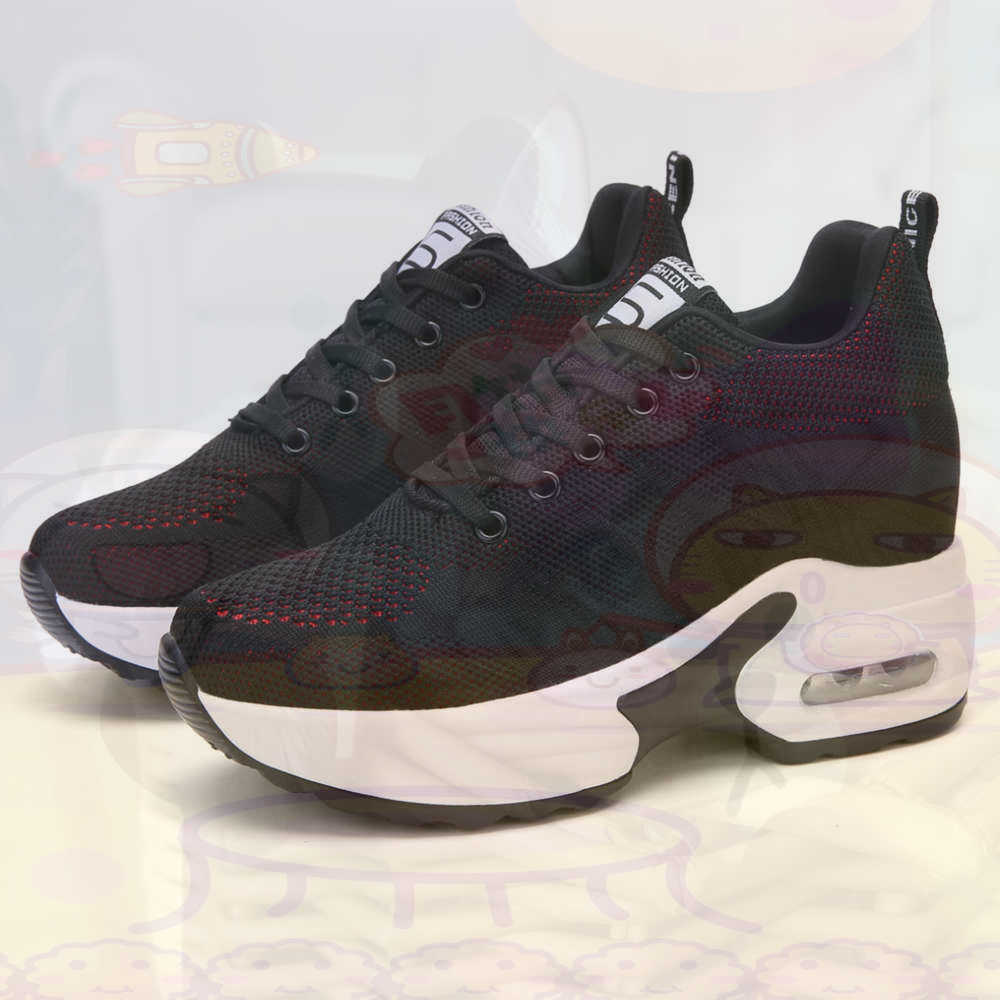 Office Technology - สีแดงขนาด 36 รองเท้าผู้หญิงเทนนิสสีดํา BOOT ผู้หญิงฤดูร้อนรองเท้าผ้าใบกีฬาแนวโน้มแสดง Skor