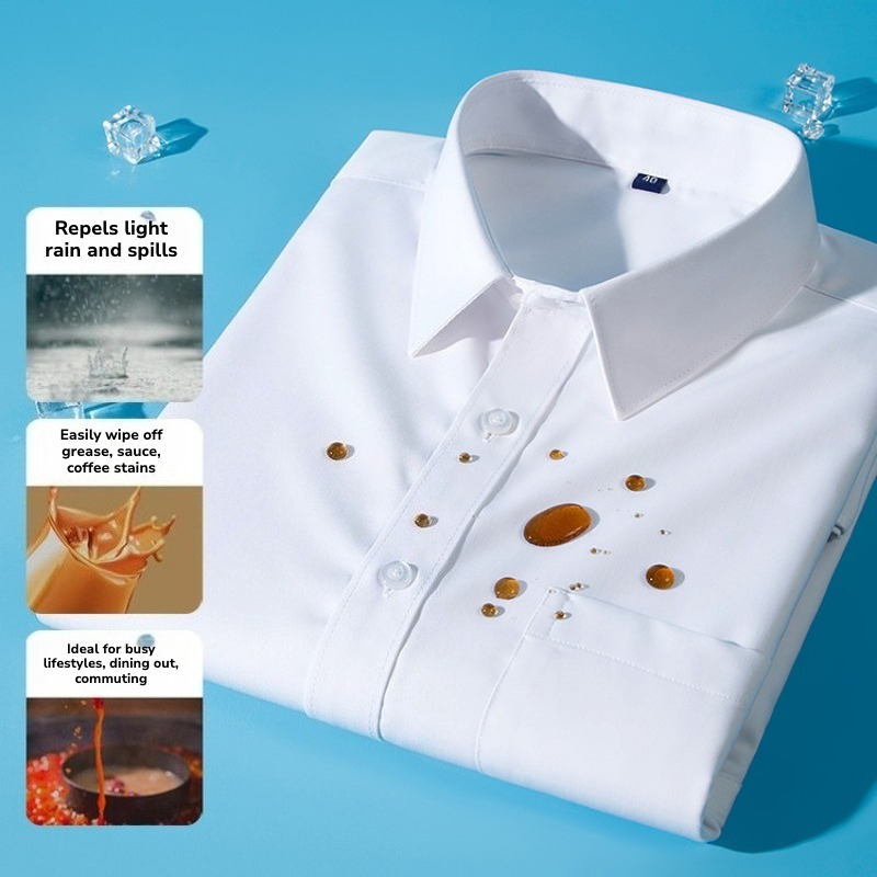 เสื้อเชิ้ตแขนยาวกันน้ำและกันน้ - Office And Tech บทวิจารณ์และราคา