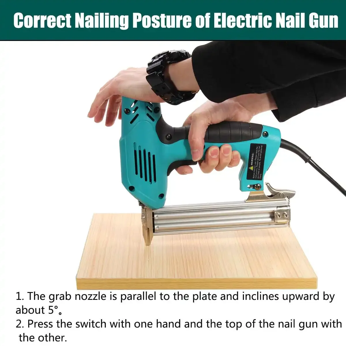 ปืนยิงตะปูลมไฟฟ้า 2000W 220V ป - Electric Stapler Heavy บทวิจารณ์และราคา