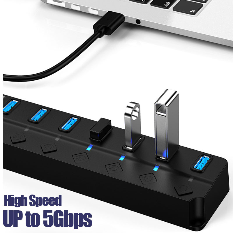 ฮับ USB USB 3.0 อะแดปเตอร์แปลง - Multi Port Usb Hub บทวิจารณ์และราคา