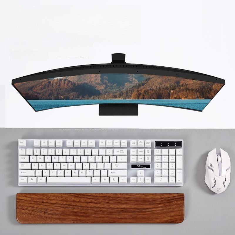 ที่พักข้อมือไม้แท้สำหรับคีย์บอ - Office Tech บทวิจารณ์และราคา