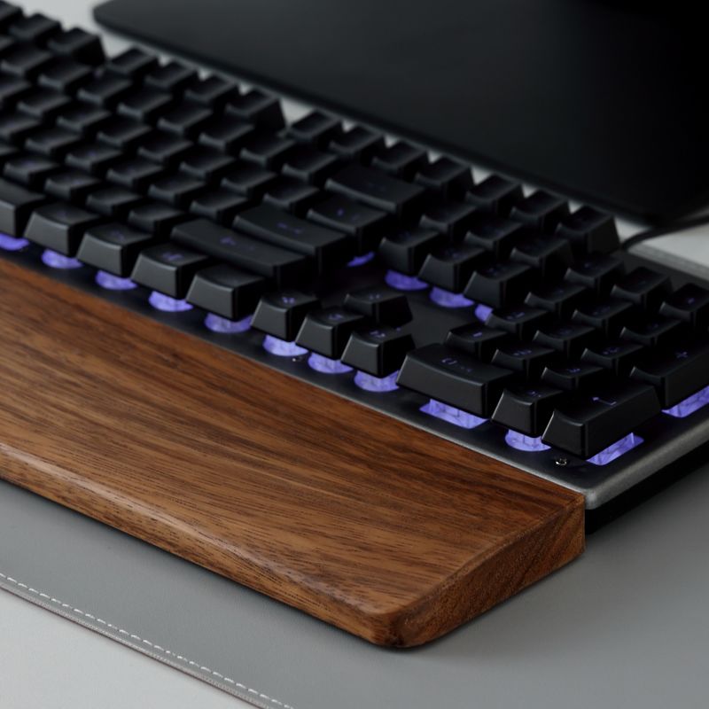 ที่พักข้อมือไม้แท้สำหรับคีย์บอ - Office Tech บทวิจารณ์และราคา