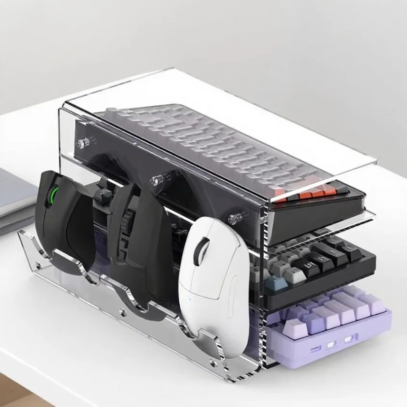 ชั้นวางคีย์บอร์ดแบบ 3 ชั้น ทำจ - Office Technology บทวิจารณ์และราคา