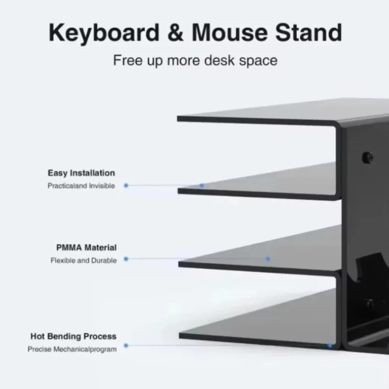 ชั้นวางคีย์บอร์ดแบบ 3 ชั้น ทำจ - Office Technology บทวิจารณ์และราคา