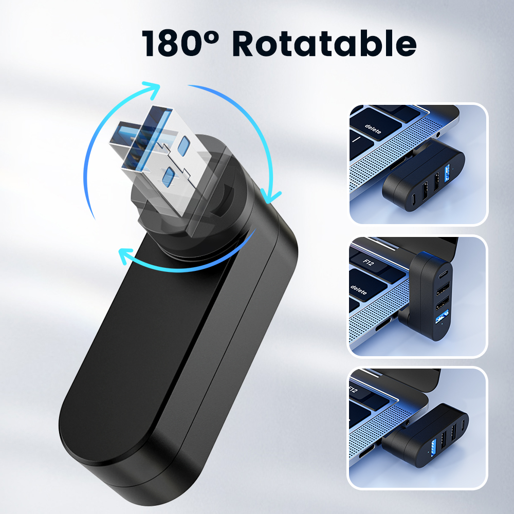 ฮับ USB 2.0 แบบ 4 พอร์ต มัลติ  - Multi Port Usb Hub บทวิจารณ์และราคา